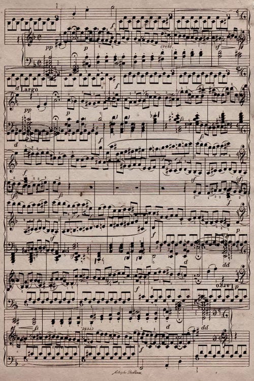 Modern Art - Sheet Music Ode to Joy