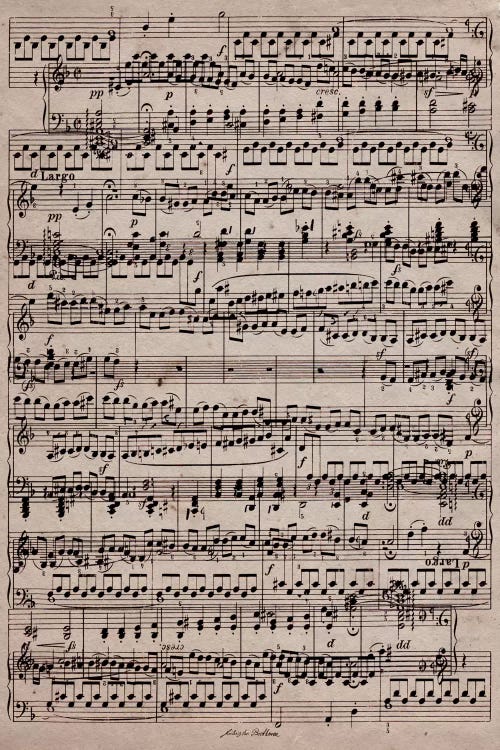 Modern Art - Sheet Music Ode to Joy