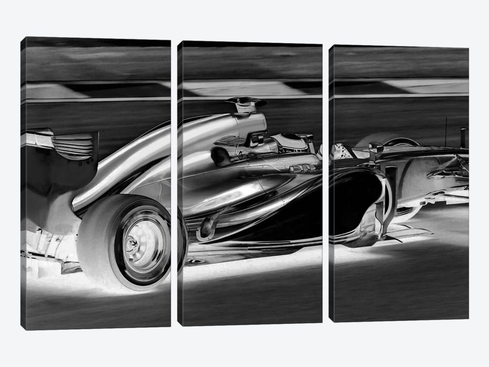 Modern Art - Formula 1 by 5by5collective 3-piece Canvas Print
