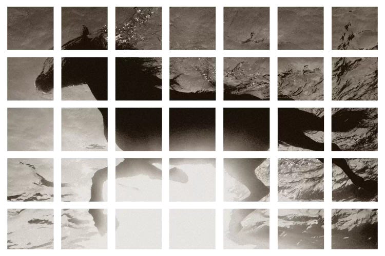 Modern Art - Swimming Horse by 5by5collective wall art
