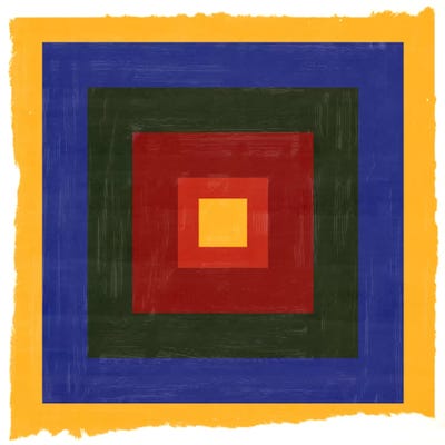 Modern Art- Color Stacks ll by 5by5collective canvas print