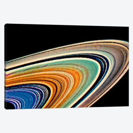 Modern Art - Rings of Saturn Canvas Print #MA440} by 5by5collective Canvas Print