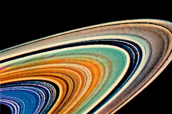 Modern Art Collection: Modern Art - Rings of Saturn by 5by5collective