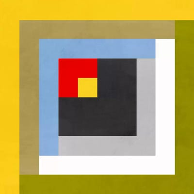 Modern Art- Color Stacks lll by 5by5collective canvas print