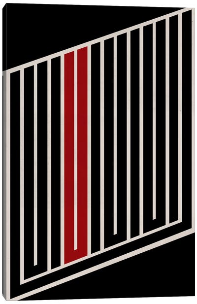 Modern Art - Maze Canvas Art Print - Stripe Patterns