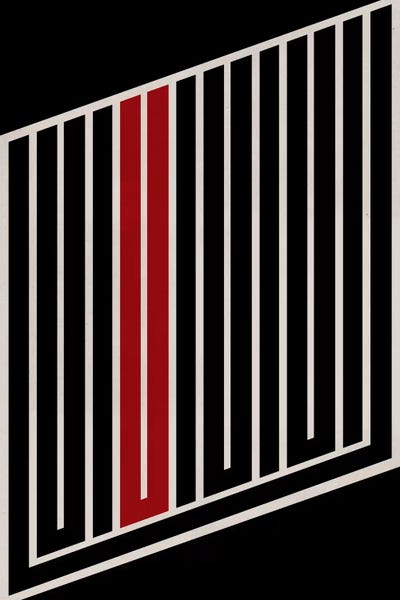 Stripes: Modern Art - Maze by 5by5collective