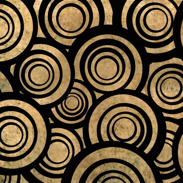 Polka Dot: Modern Art- Overlapping Circle Pattern by 5by5collective