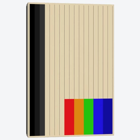 Modern Art - Rainbow Silo Canvas Print #MA489} by 5by5collective Canvas Art Print