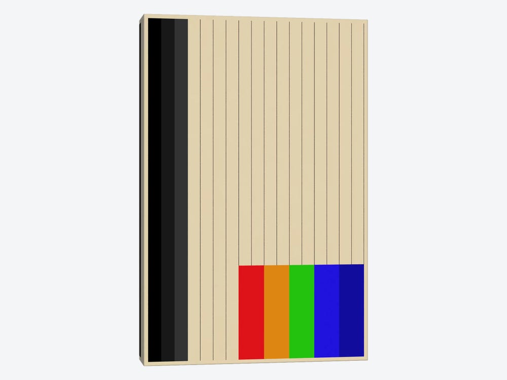 Modern Art - Rainbow Silo by 5by5collective 1-piece Canvas Print