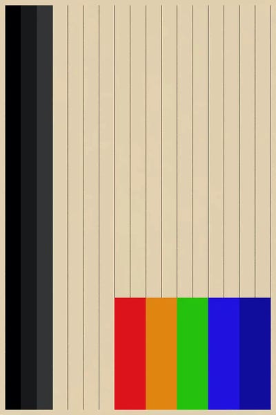 Modern Art Collection: Modern Art - Rainbow Silo by 5by5collective