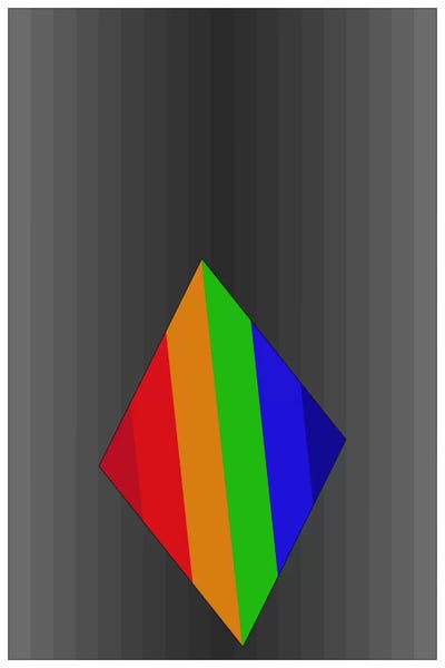 Modern Art - Diamond Reflecting Light