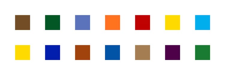 Modern Art- Colorful Squares
