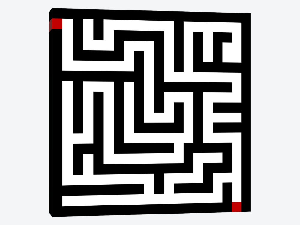 Modern Art- Labyrinth by 5by5collective 1-piece Art Print