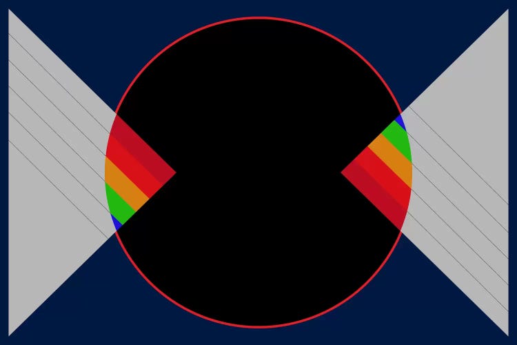 Modern Art - Moon in Darkness
