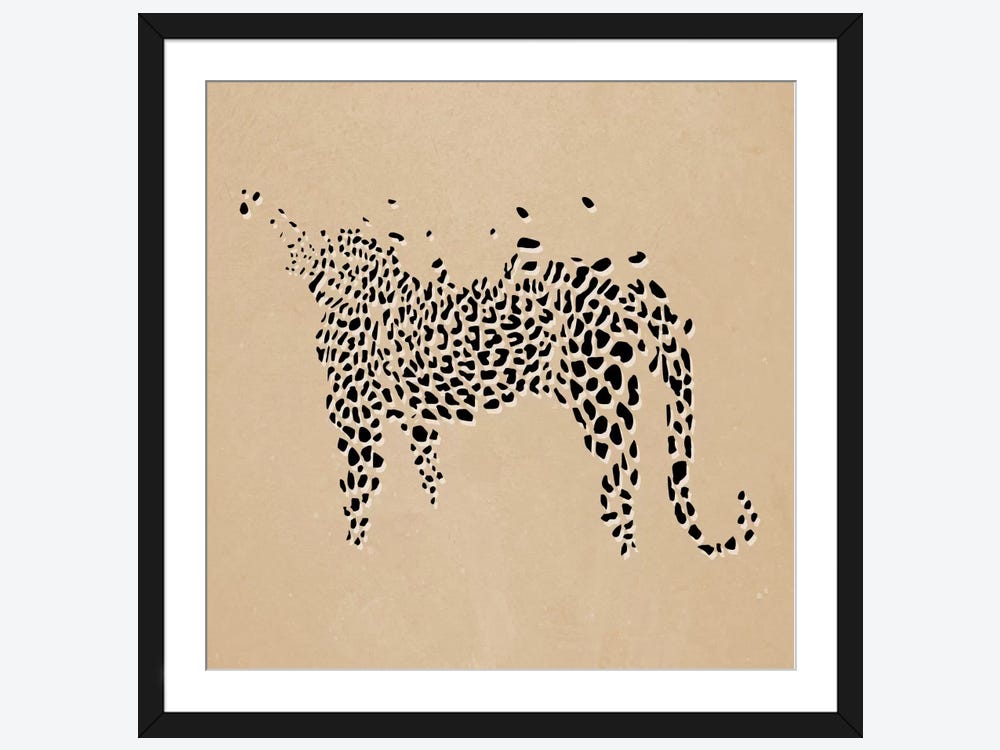 Modern Art- Leopard Print Canvas Art Print by 5by5collective