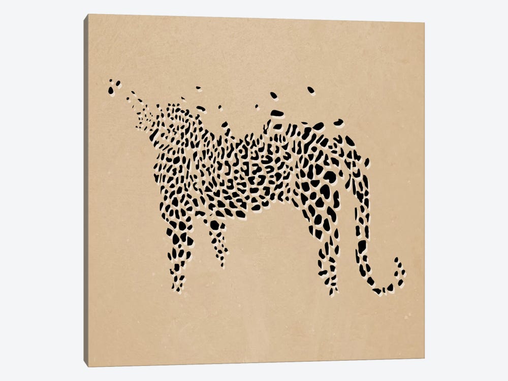 Modern Art- Leopard Print by 5by5collective 1-piece Art Print