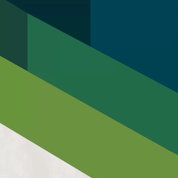 5by5collective: Modern Art- Green Blades of Grass by 5by5collective