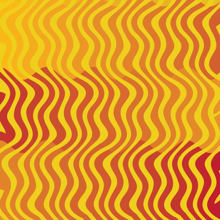 Modern Art- Groovy Yellow