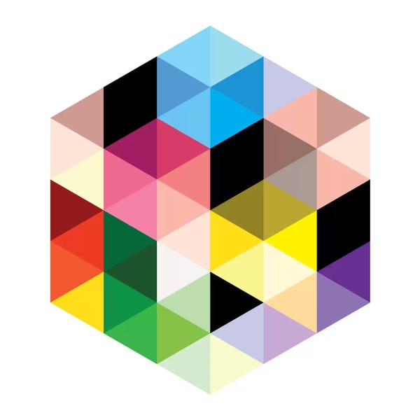 Modern Art Collection: Modern Art- Cuboids lll by 5by5collective