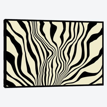 Modern Art - Zebra Print Canvas Print #MA82} by 5by5collective Art Print