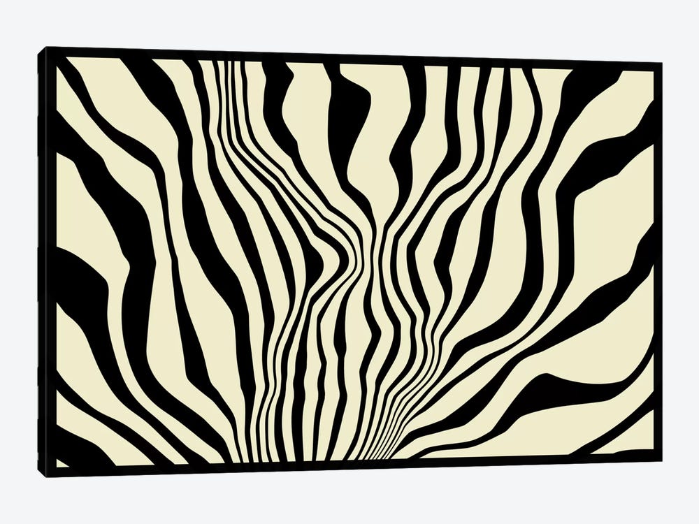 Modern Art - Zebra Print by 5by5collective 1-piece Art Print
