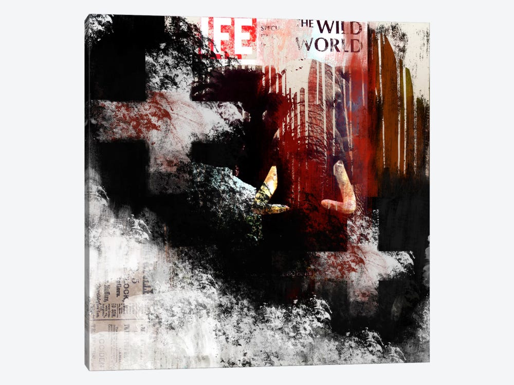 Modern Art- The Wild World by 5by5collective 1-piece Canvas Art Print