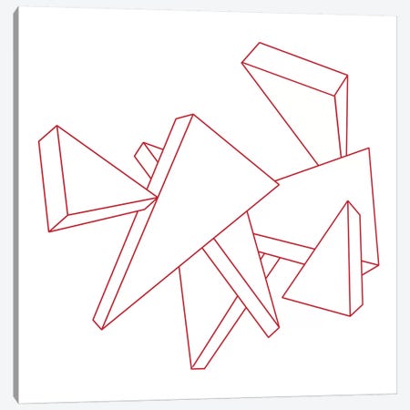Modern Art- Stencil Triangles Canvas Print #MA97} by 5by5collective Art Print