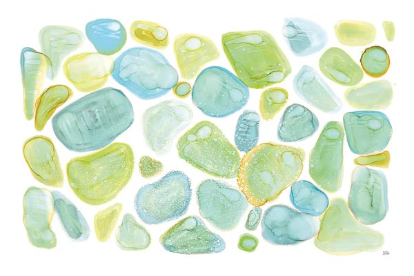 Melissa Averinos: Seaglass Abstract by Melissa Averinos