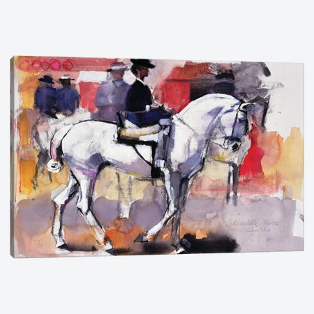 Side-Saddle At The Feria De Sevilla, 1998 Canvas Print #MAD24} by Mark Adlington Canvas Artwork