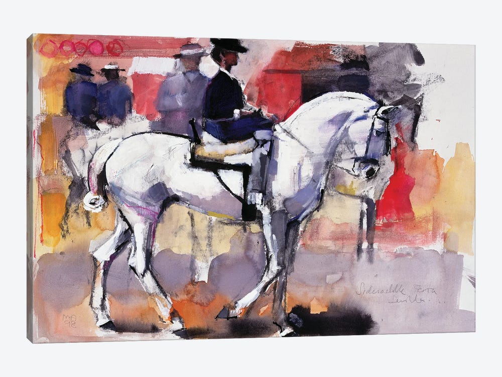 Side-Saddle At The Feria De Sevilla, 1998 by Mark Adlington 1-piece Canvas Wall Art