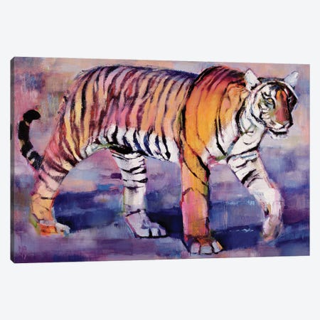 Tigress, Khana, India Canvas Print #MAD28} by Mark Adlington Art Print