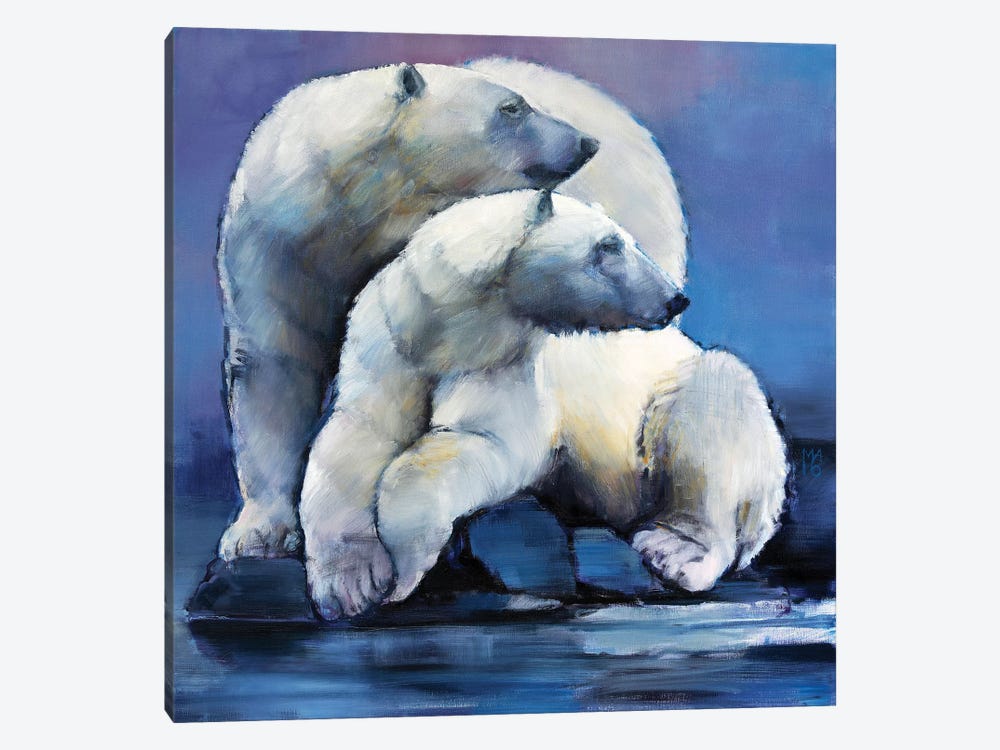Moon Bears, 2016 by Mark Adlington 1-piece Art Print