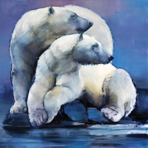 Polar Bears: Moon Bears, 2016 by Mark Adlington