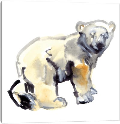 Cub (Polar Bear), 2015 Canvas Art Print - Polar Bear Art