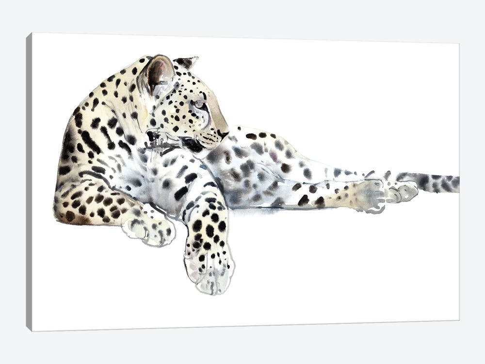 Long (Arabian Leopard), 2015 by Mark Adlington 1-piece Canvas Wall Art