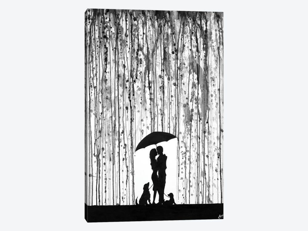 Entwined in Black & White by Marc Allante 1-piece Canvas Wall Art