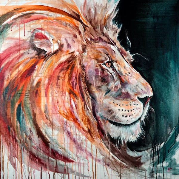 Lions: Heavy Lies The Head That Wears The Crown - Rose by Marc Allante