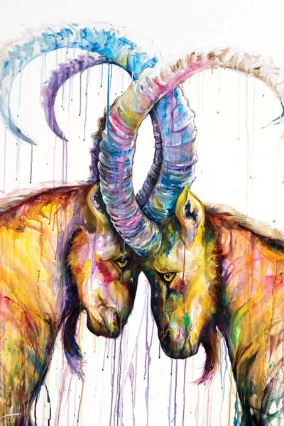 Sisyphus  by Marc Allante framed canvas print