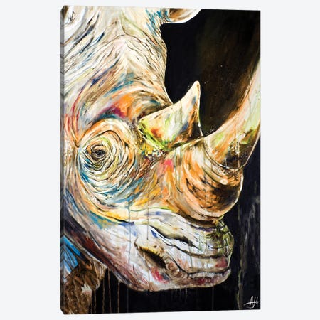 Unicorn Canvas Print #MAE124} by Marc Allante Art Print
