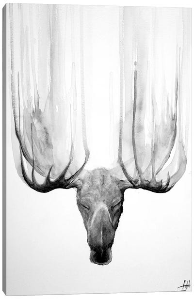 Zen in Black & White Canvas Art Print - Moose Art
