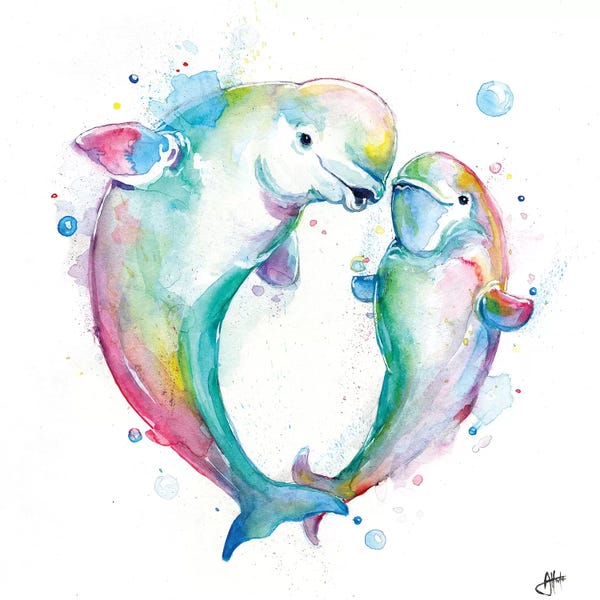 Whales: Bubbly Belugas by Marc Allante
