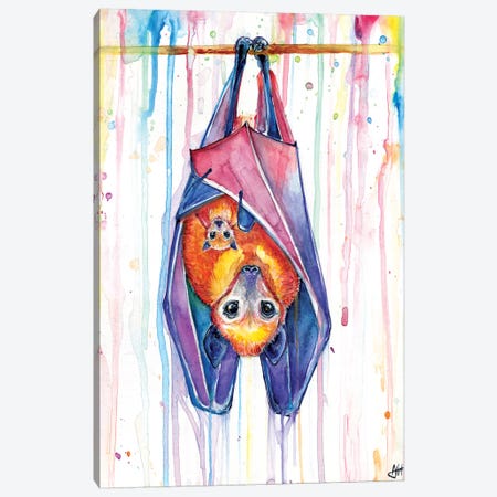 Buncha Bats Canvas Print #MAE129} by Marc Allante Canvas Artwork