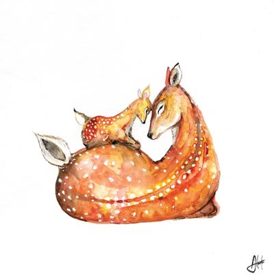 Doh a Deer by Marc Allante canvas print