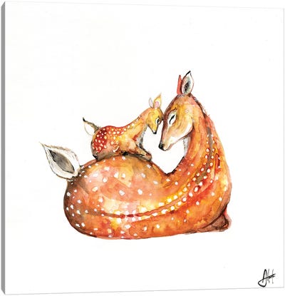 Doh a Deer Canvas Art Print - Marc Allante