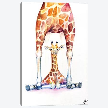 Gorgeous Giraffes Canvas Print #MAE136} by Marc Allante Canvas Wall Art