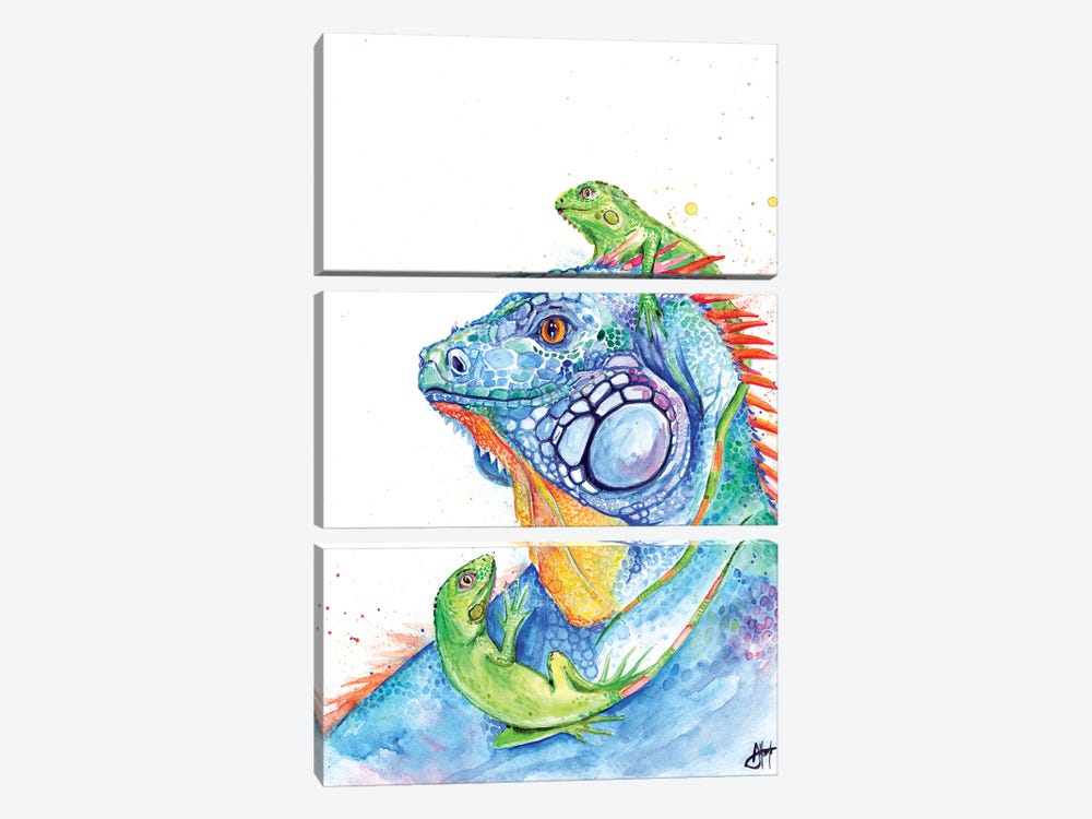 Here be Dragons by Marc Allante 3-piece Canvas Artwork