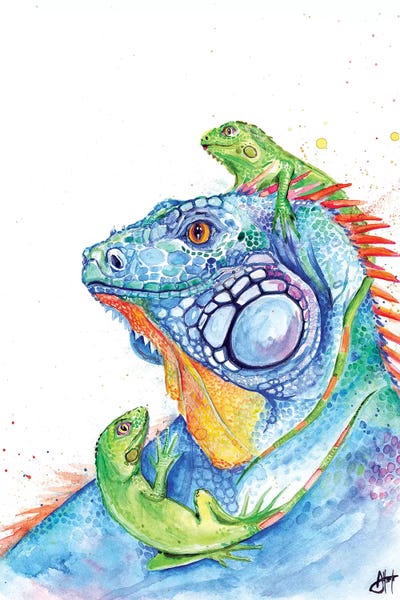 Lizards: Here be Dragons by Marc Allante