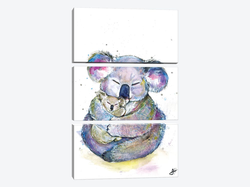 Kuddly Koalas by Marc Allante 3-piece Art Print