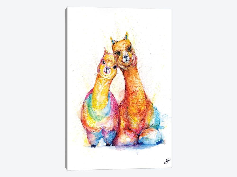 Packa' Alpaca by Marc Allante 1-piece Art Print