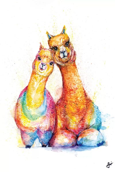 Kids Art Girls: Packa' Alpaca by Marc Allante